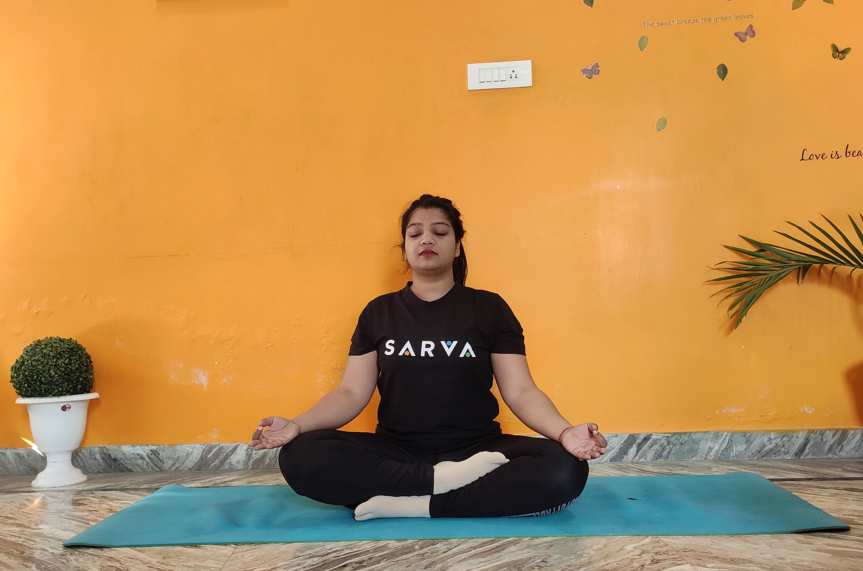 Yogic breathing